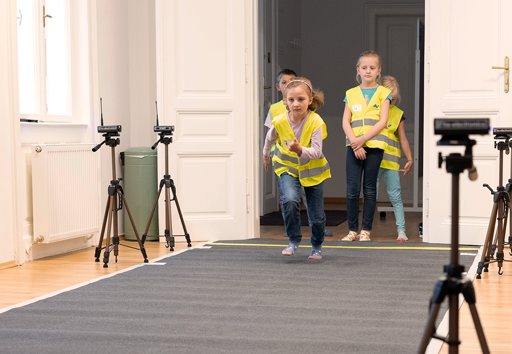Geschwindigkeits- und Bewegungsmessungen von Kindern im Rahmen des Projektes KISIMO – Entwicklung eines infiniten Kindermodells für Unfallanalysen, Verkehrssimulationen und Mobilitätsbildung